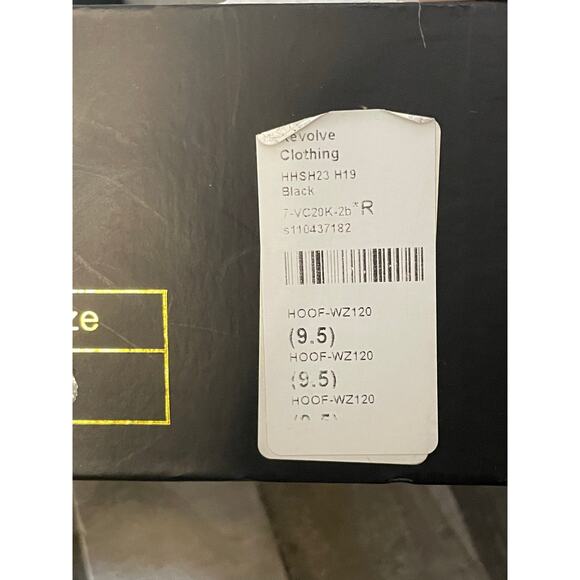 House of Harlow 1960 Revolve Ankle Booties Women’s Asher Zip Fringe Sz 9.5 Black - Picture 9 of 10